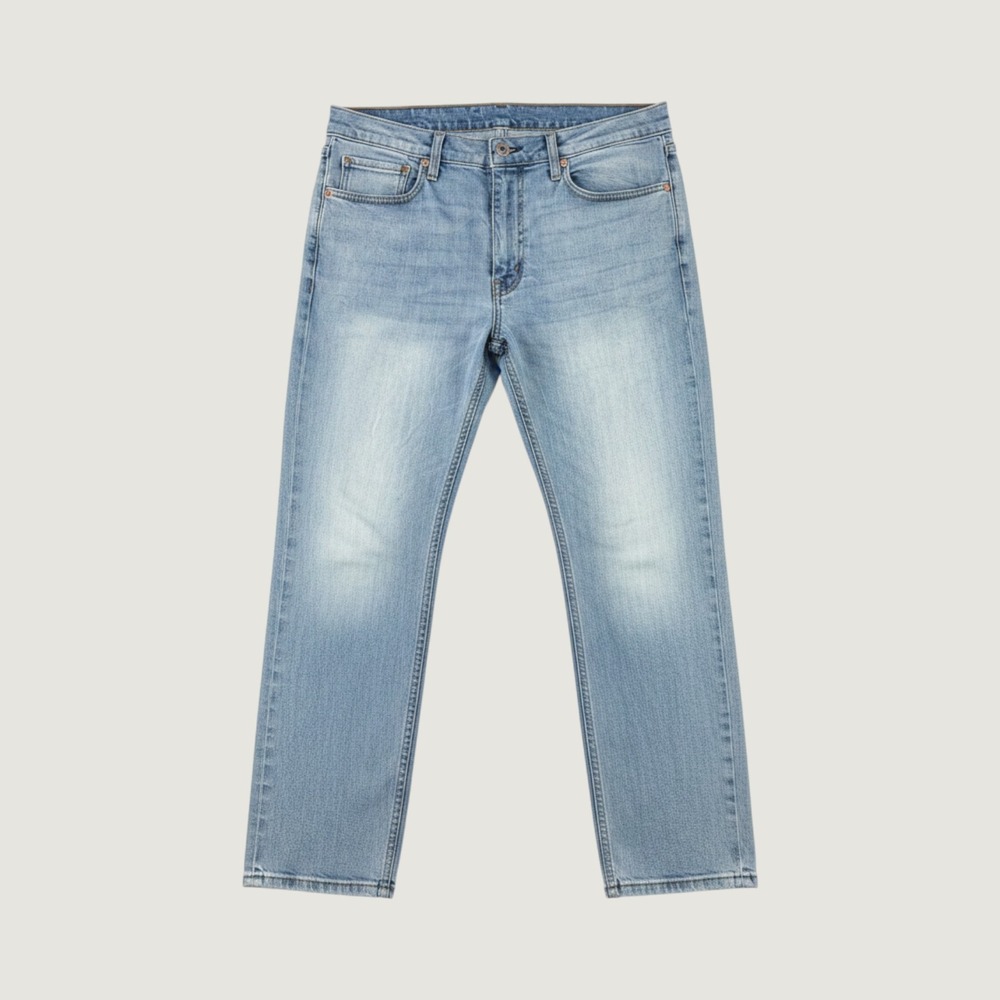 Levi's 511 Slim Jeans Mens 36x30 Light Wash Denim Stretch Straight Leg Stretch